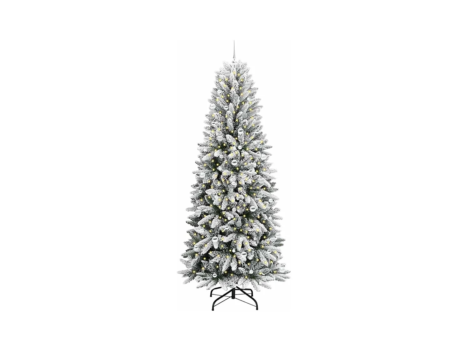 Árbol de Navidad artificial con 300 LED 93 x 93 x 240 cm