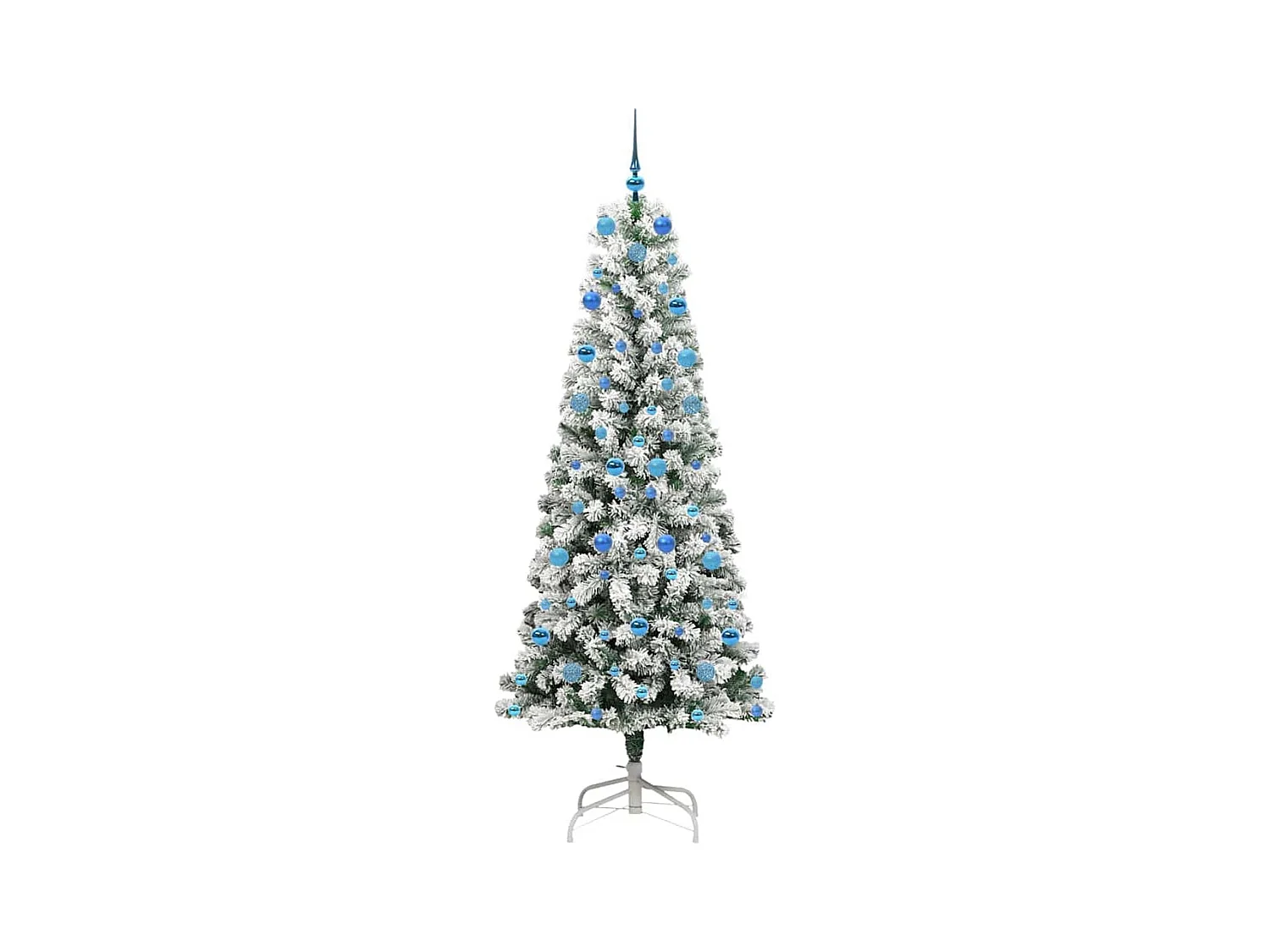 Árbol de Navidad artificial con ramas articuladas 210 cm PVC