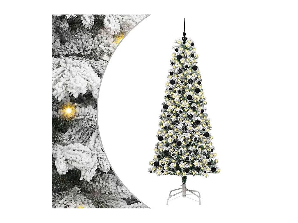 Sapin de Noël Artificiel à Branches Articulées 240 cm PVC