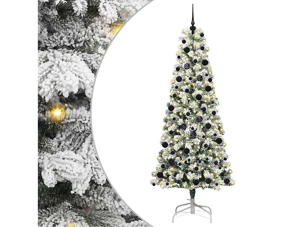 Sapin de Noël Artificiel à Branches Articulées 240 cm PVC