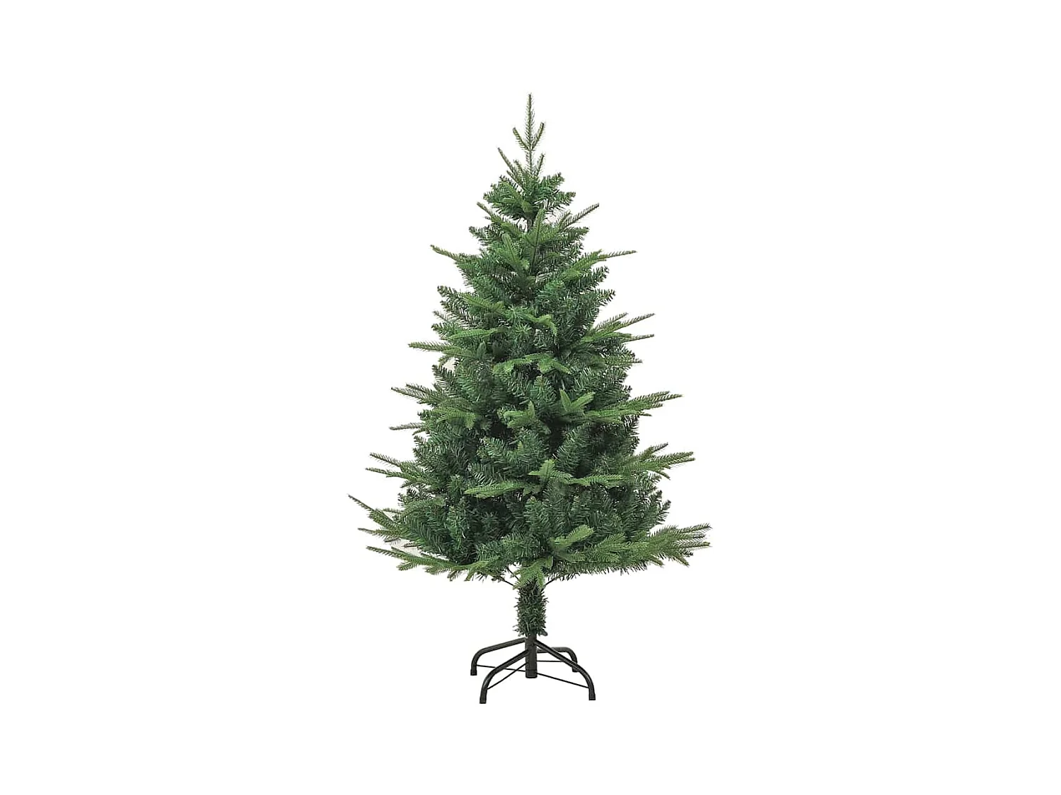 Sapin de Noël artificiel pré-éclairé avec set de boules Vert