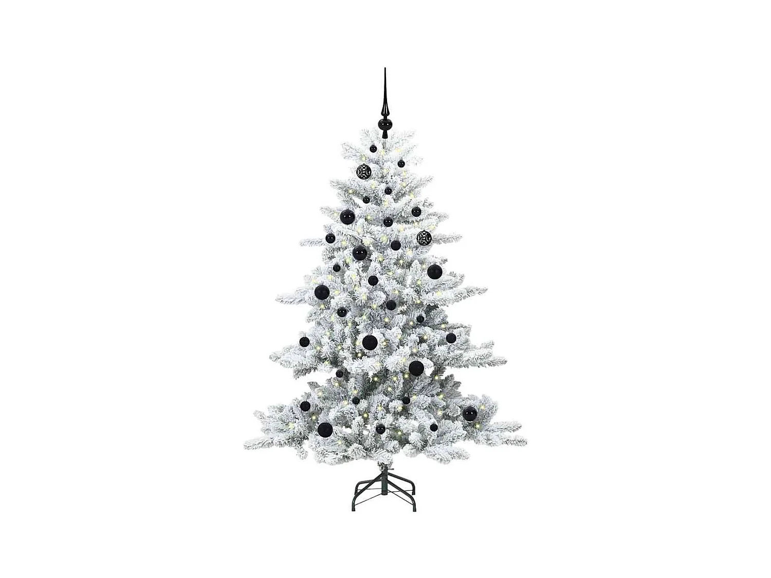 Árbol de Navidad artificial con ramas articuladas 150 cm PVC