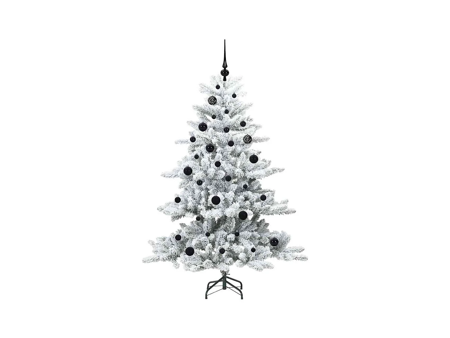 Árbol de Navidad artificial con ramas articuladas 150 cm PVC