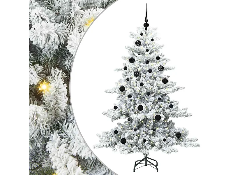 Árbol de Navidad artificial con ramas articuladas 150 cm PVC
