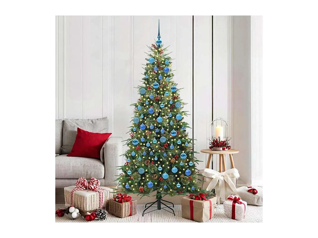 Sapin de Noël Artificiel à Branches Articulées Vert 180 cm