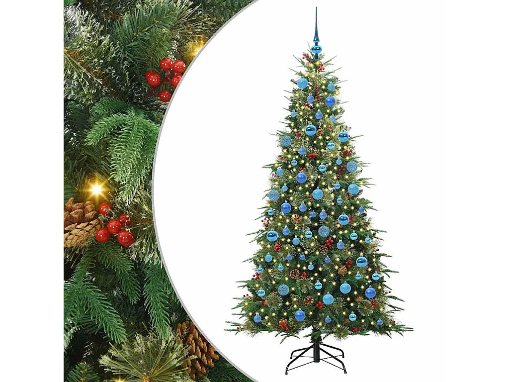 Sapin de Noël Artificiel à Branches Articulées Vert 180 cm