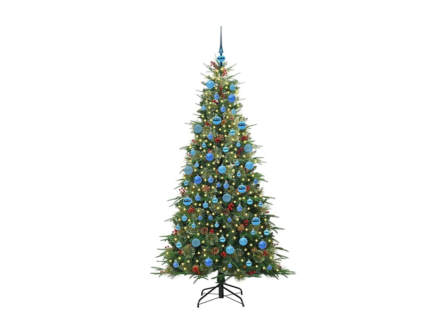 Sapin de Noël Artificiel à Branches Articulées Vert 180 cm