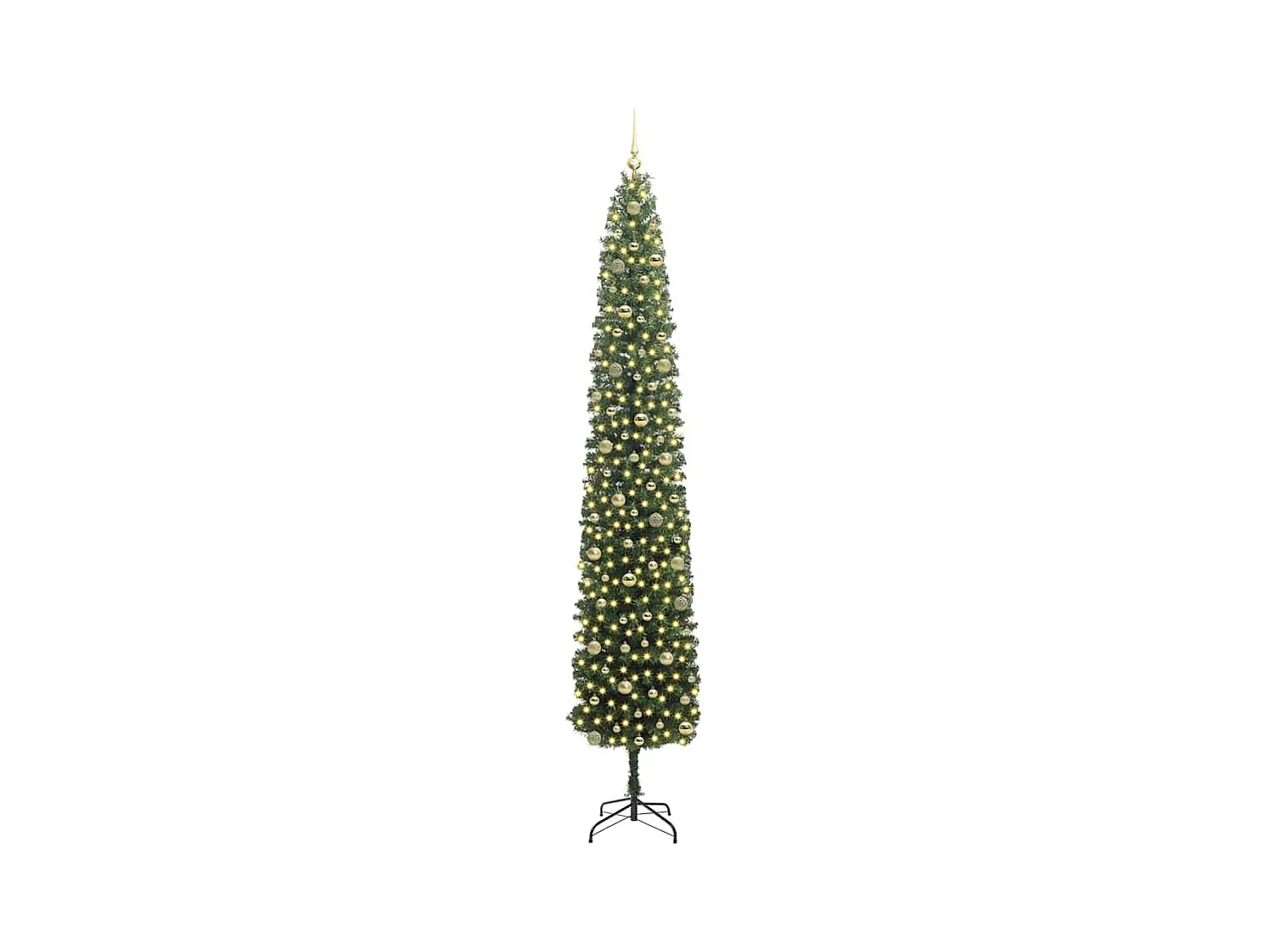 Sapin de Noël artificiel Vert 270 cm PVC et acier et plastique