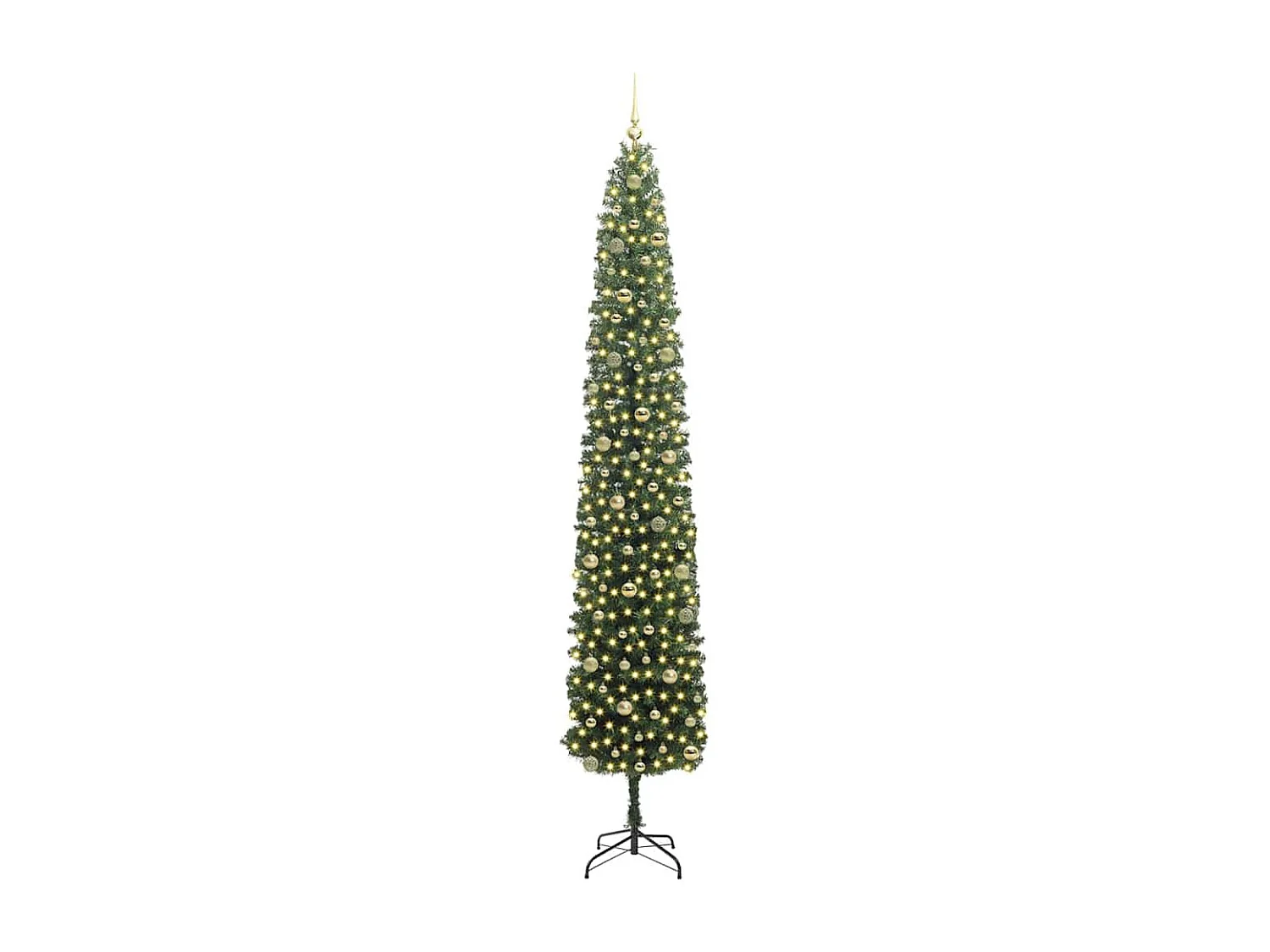Sapin de Noël artificiel Vert 270 cm PVC et acier et plastique