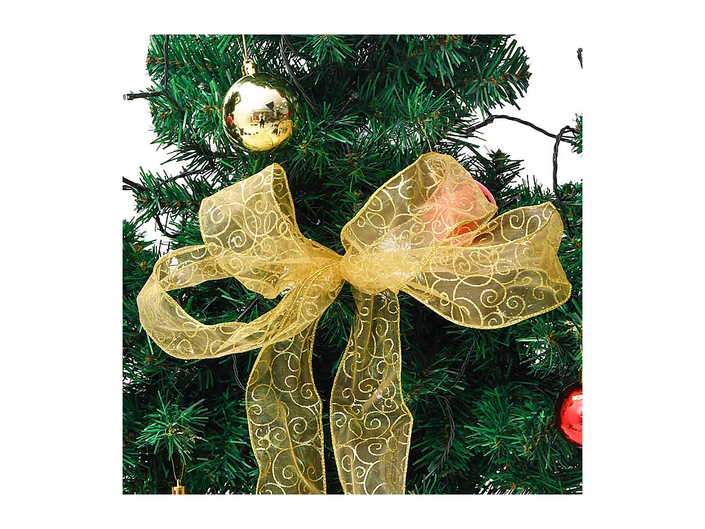 Cactus de Noël avec support et LED Vert 180 cm PVC