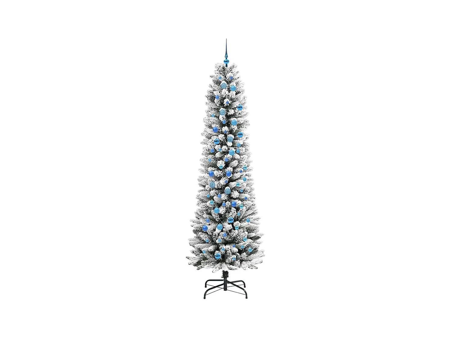 Sapin de Noël artificiel avec 300 LED Vert et blanc 240 cm