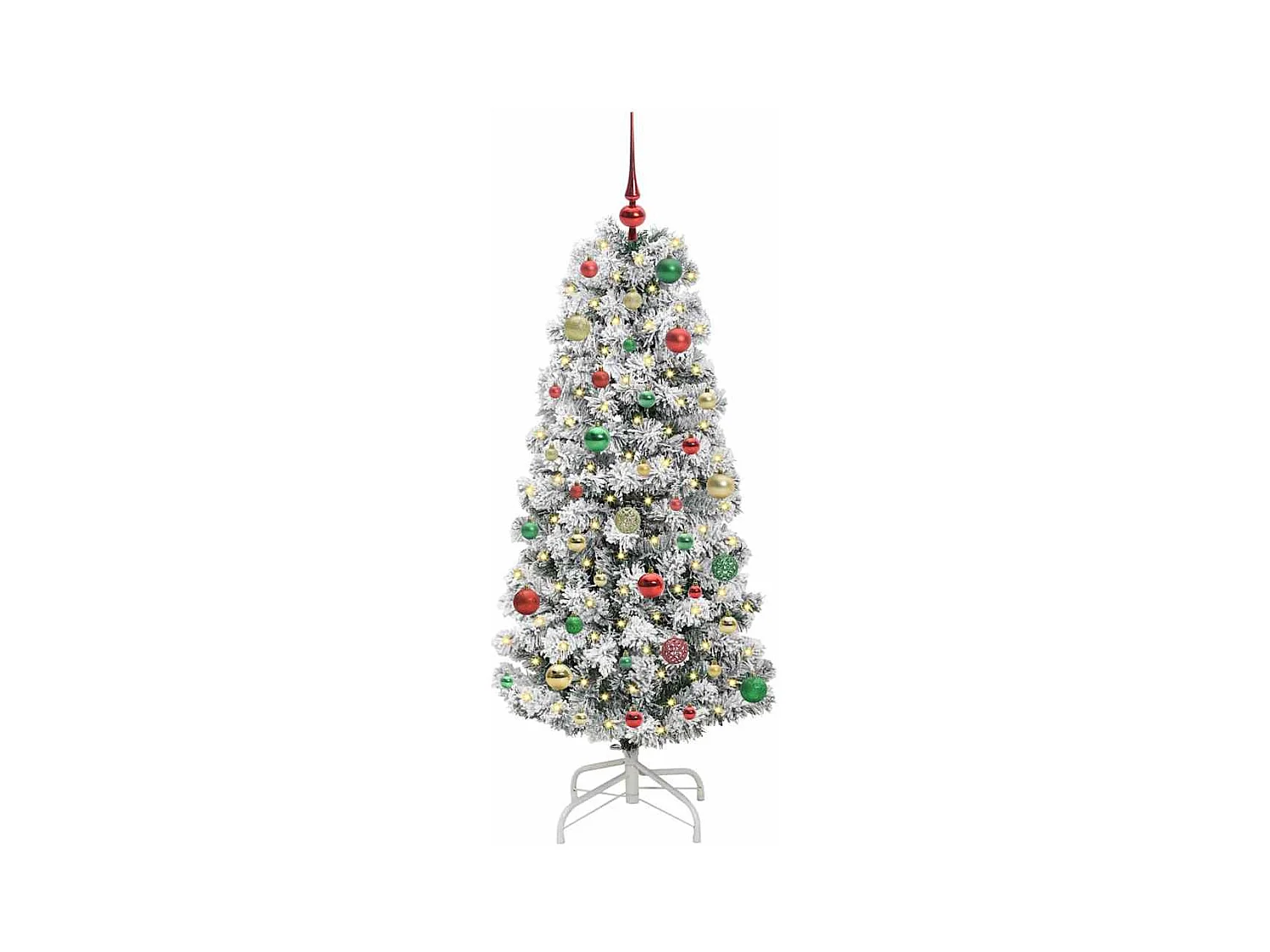 Árbol de Navidad artificial con ramas articuladas 150 cm PVC