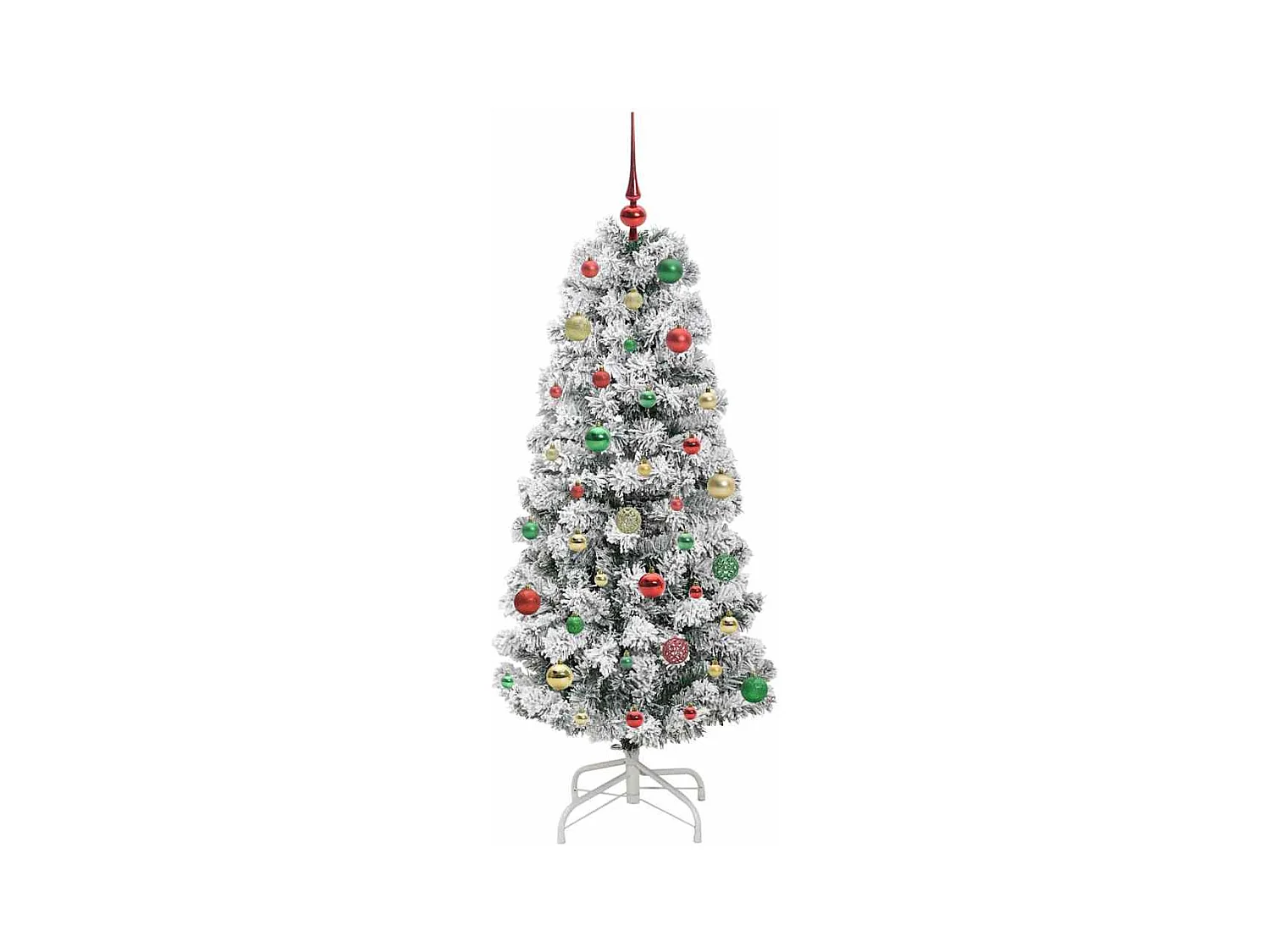 Árbol de Navidad artificial con ramas articuladas 150 cm PVC