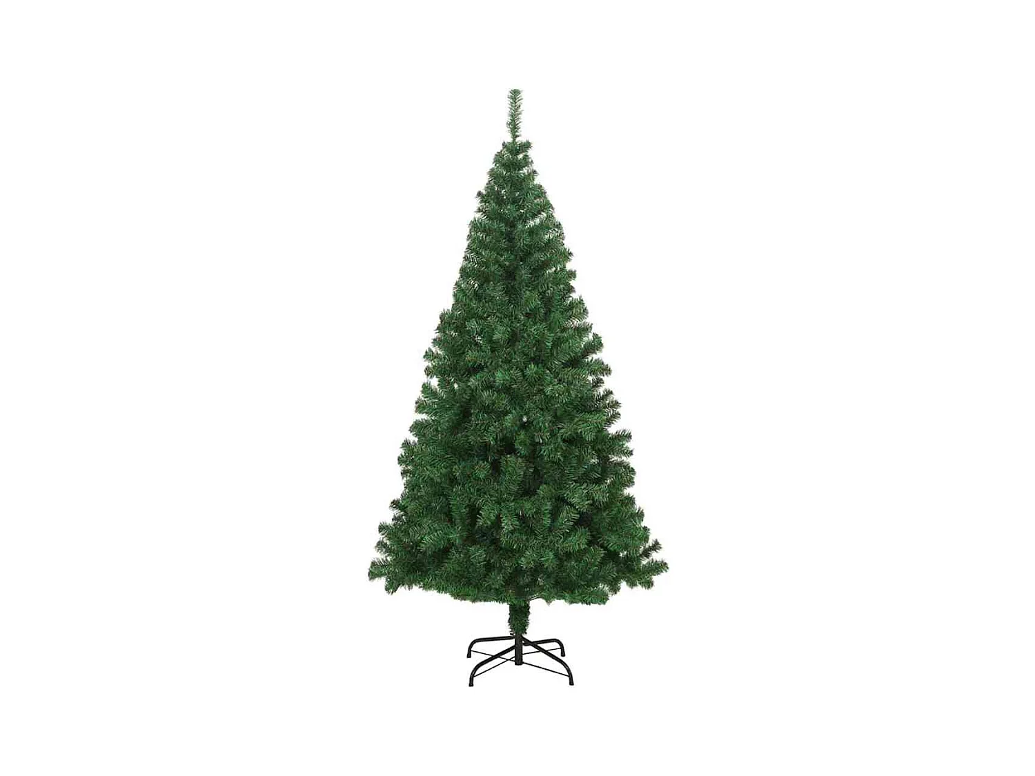 Árvore de Natal Artificial Verde 180 cm PVC, Aço e Plástico