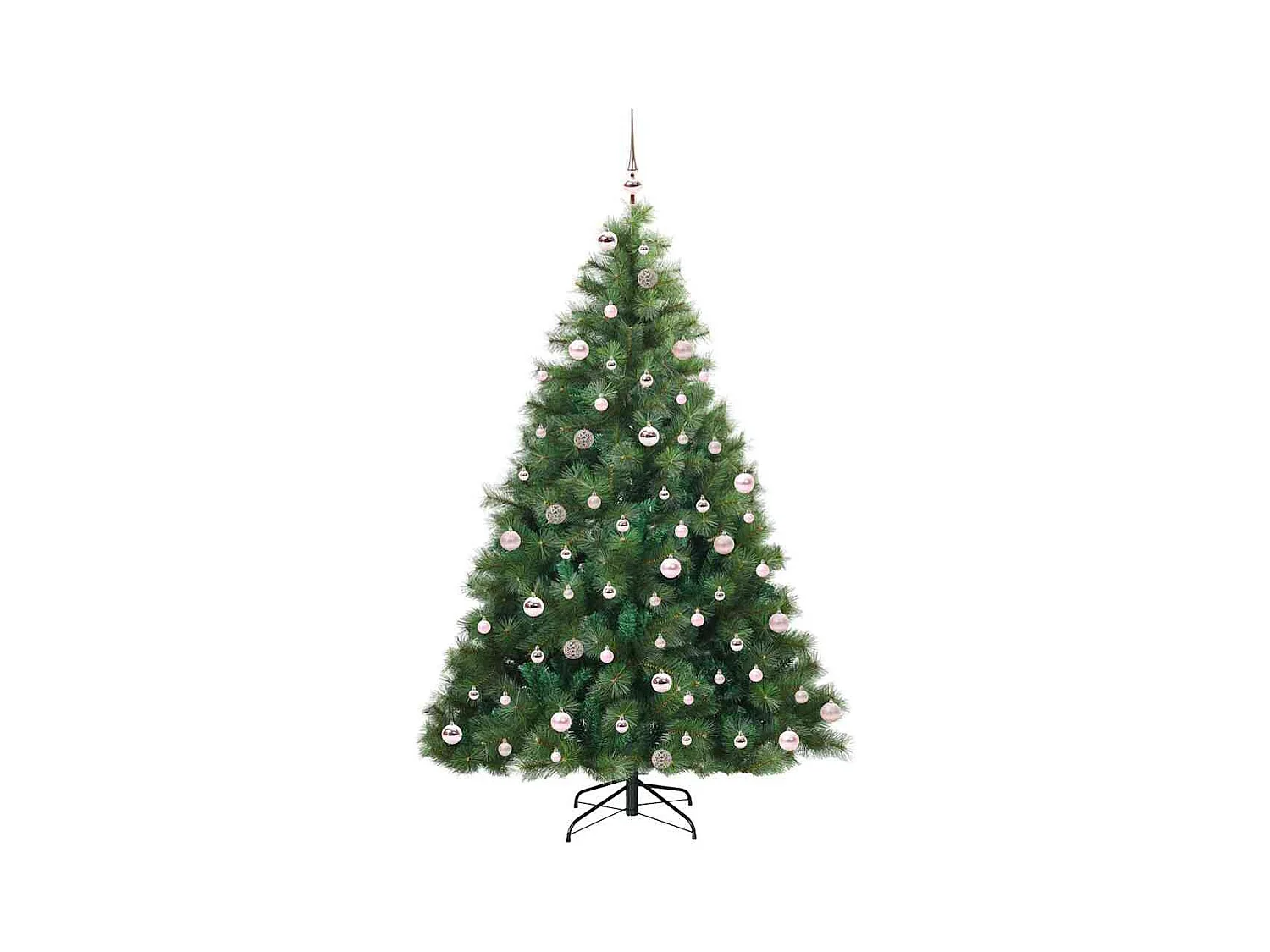 Árbol de Navidad artificial con 300 LED Verde 240 cm PE y PVC
