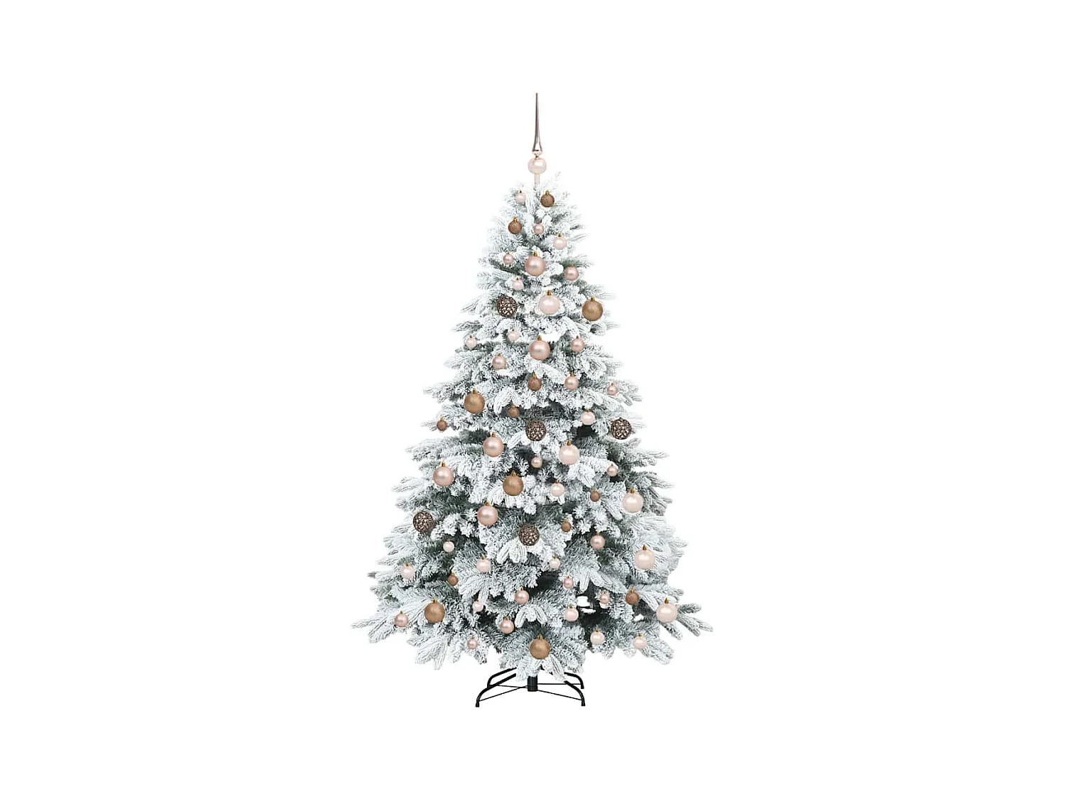 Kunstkerstboom met 300 LED met standaard Groen 180 cm PE en PVC