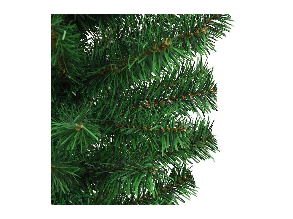 Sapin de Noël artificiel pré-éclairé à l'envers avec ensemble de boules