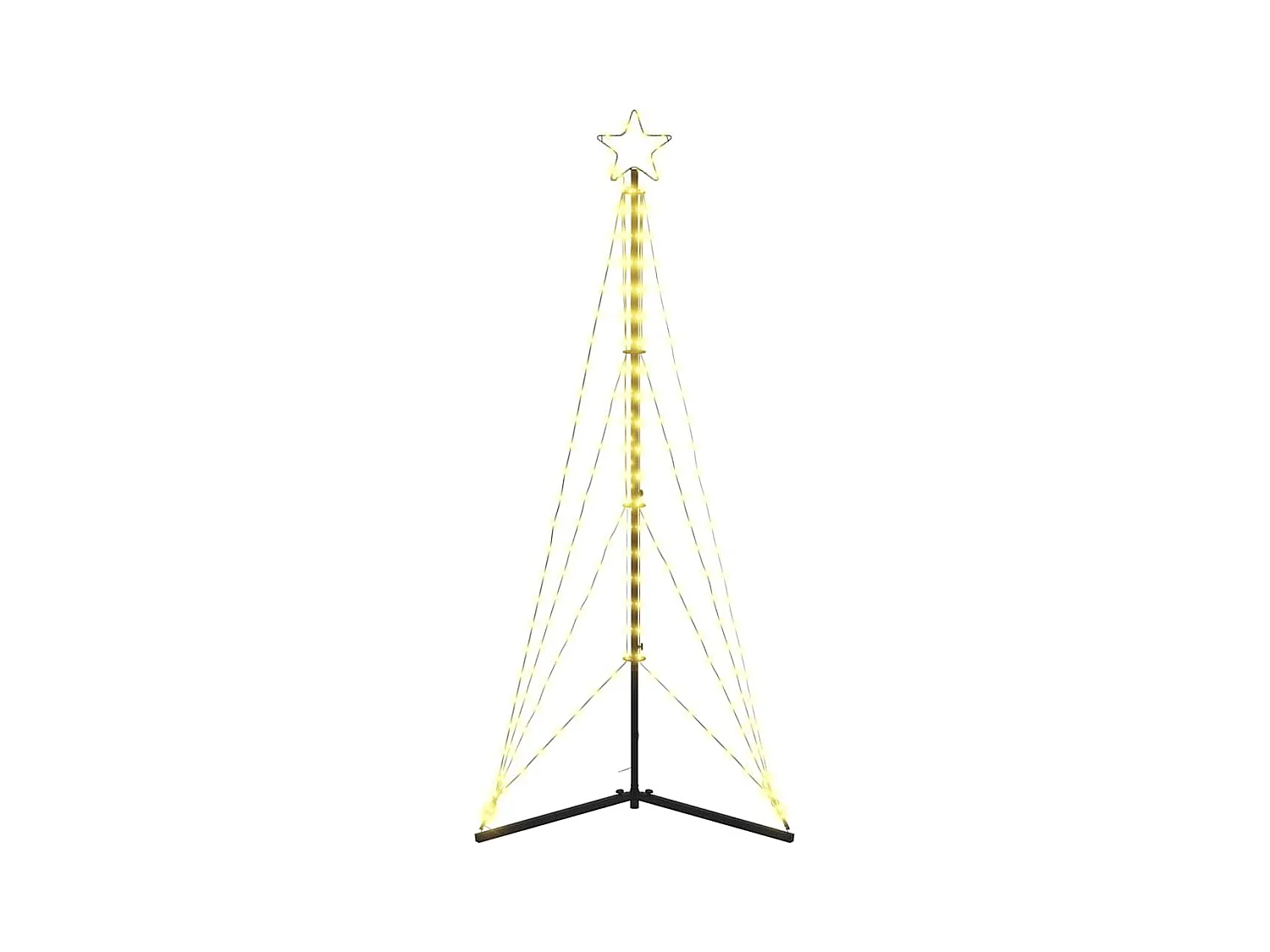 LED para árbol de Navidad 363 LEDs blanco cálido 182 cm