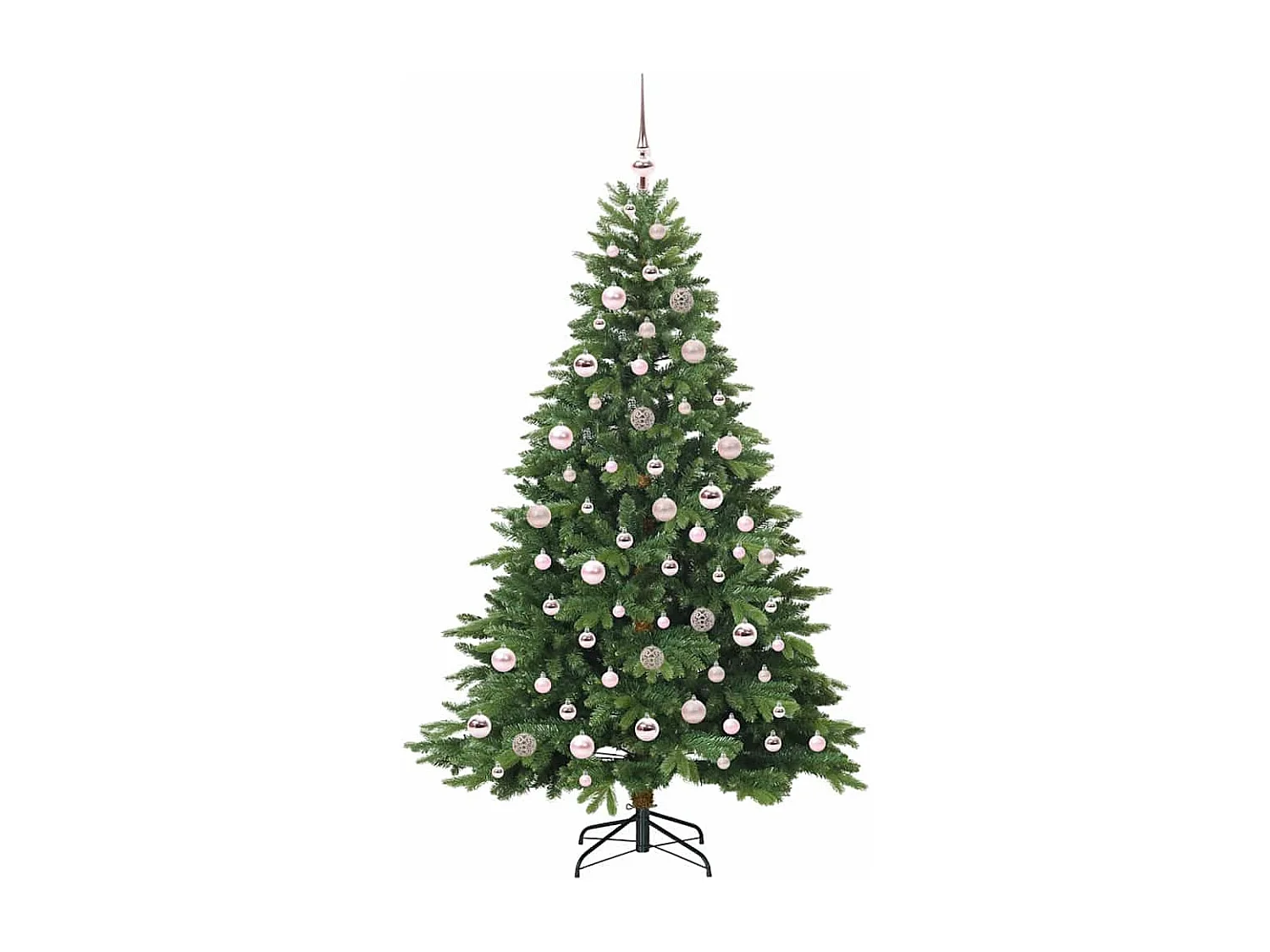 Árbol de Navidad artificial con 300 LED Verde 180 cm PE y PVC