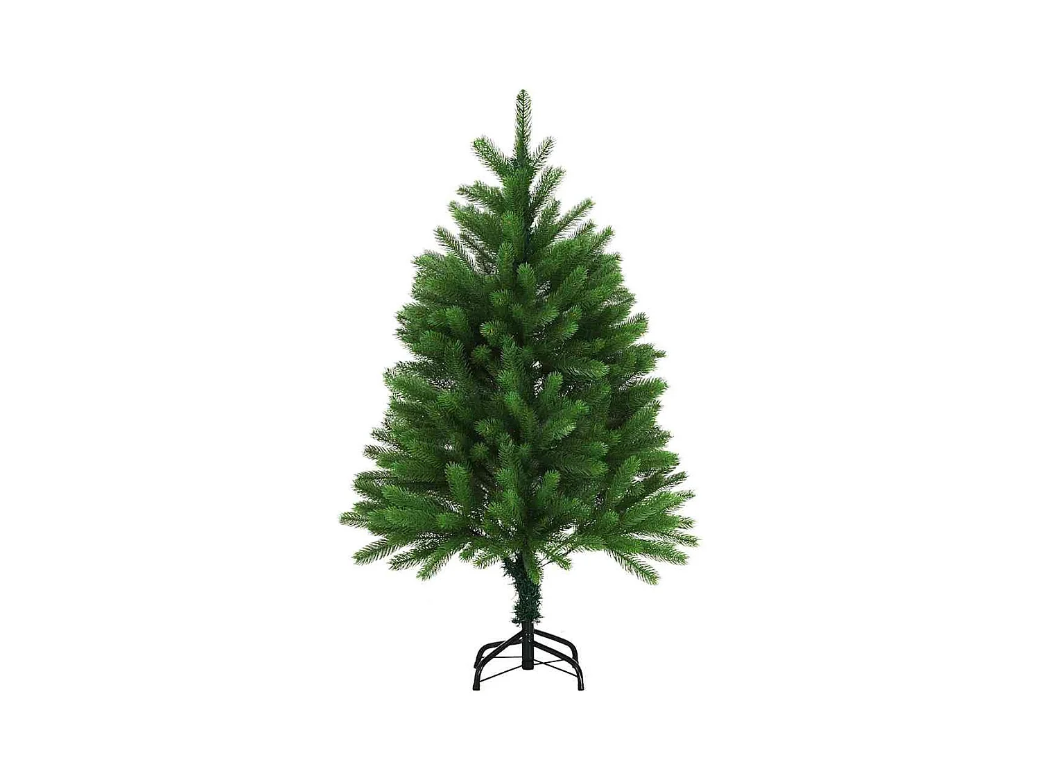 Sapin de Noël avec 150 LED avec support Vert 120 cm PE