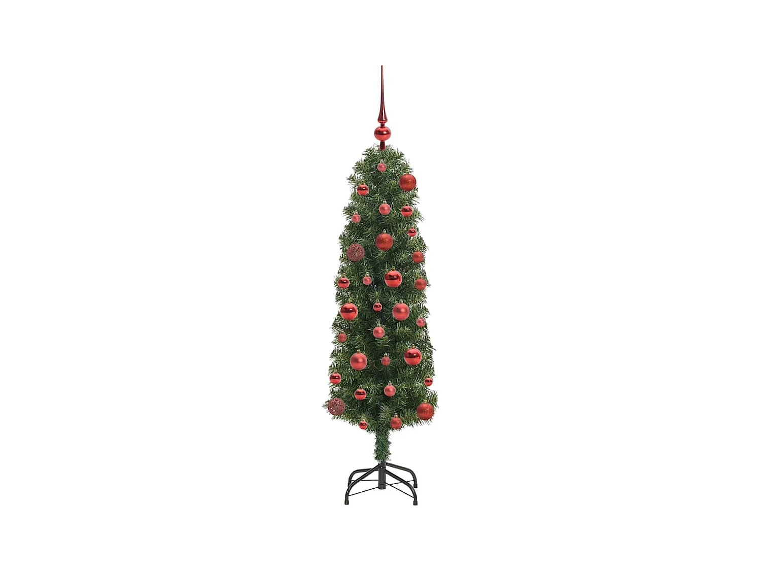 Árvore de Natal Artificial Verde 120 cm PVC e Aço e Plástico