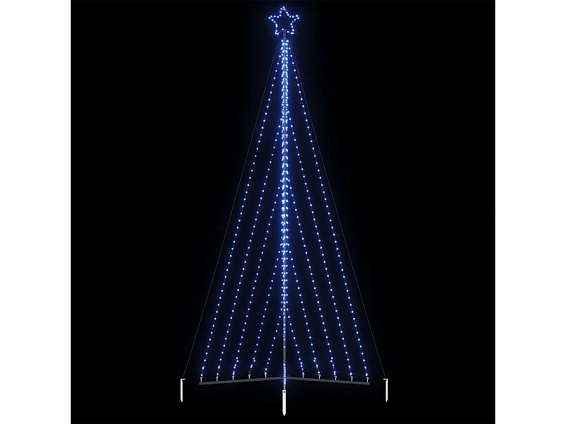 Sapin de Noël à LED 570 LED bleu 399 cm