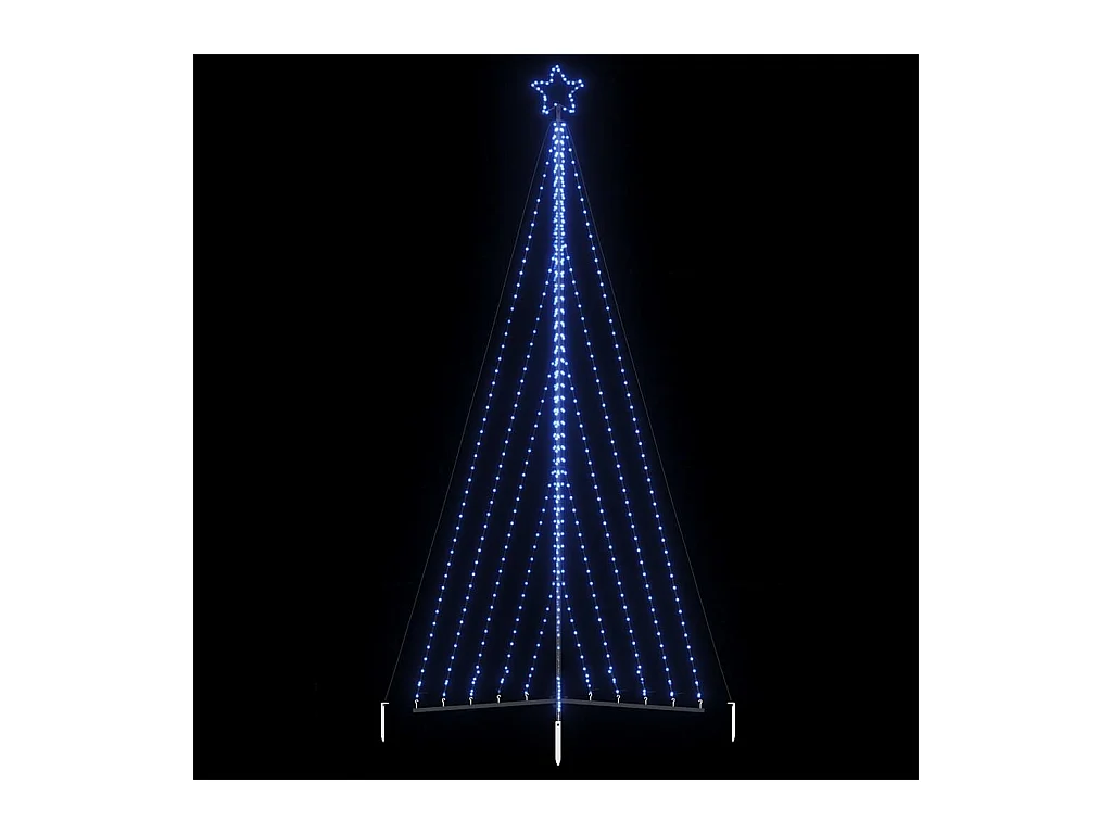 Sapin de Noël à LED 570 LED bleu 399 cm