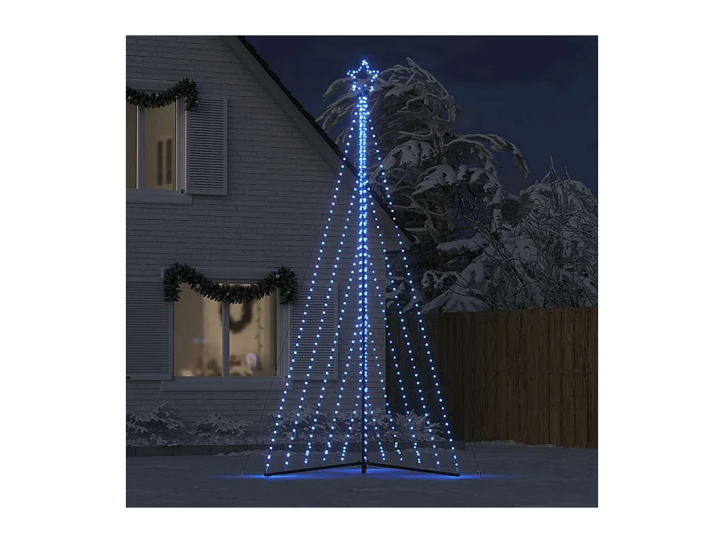 Sapin de Noël à LED 570 LED bleu 399 cm