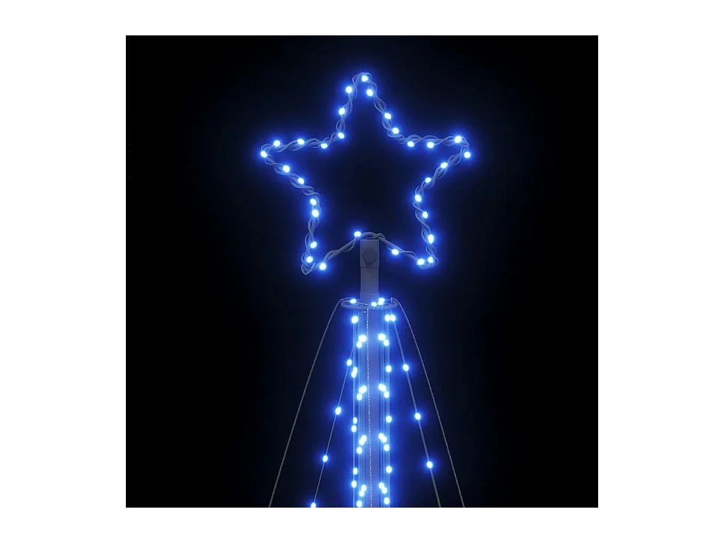 Sapin de Noël à LED 570 LED bleu 399 cm