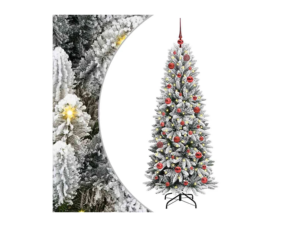 Árbol de Navidad artificial con 150 LED 63 x 63 x 150 cm