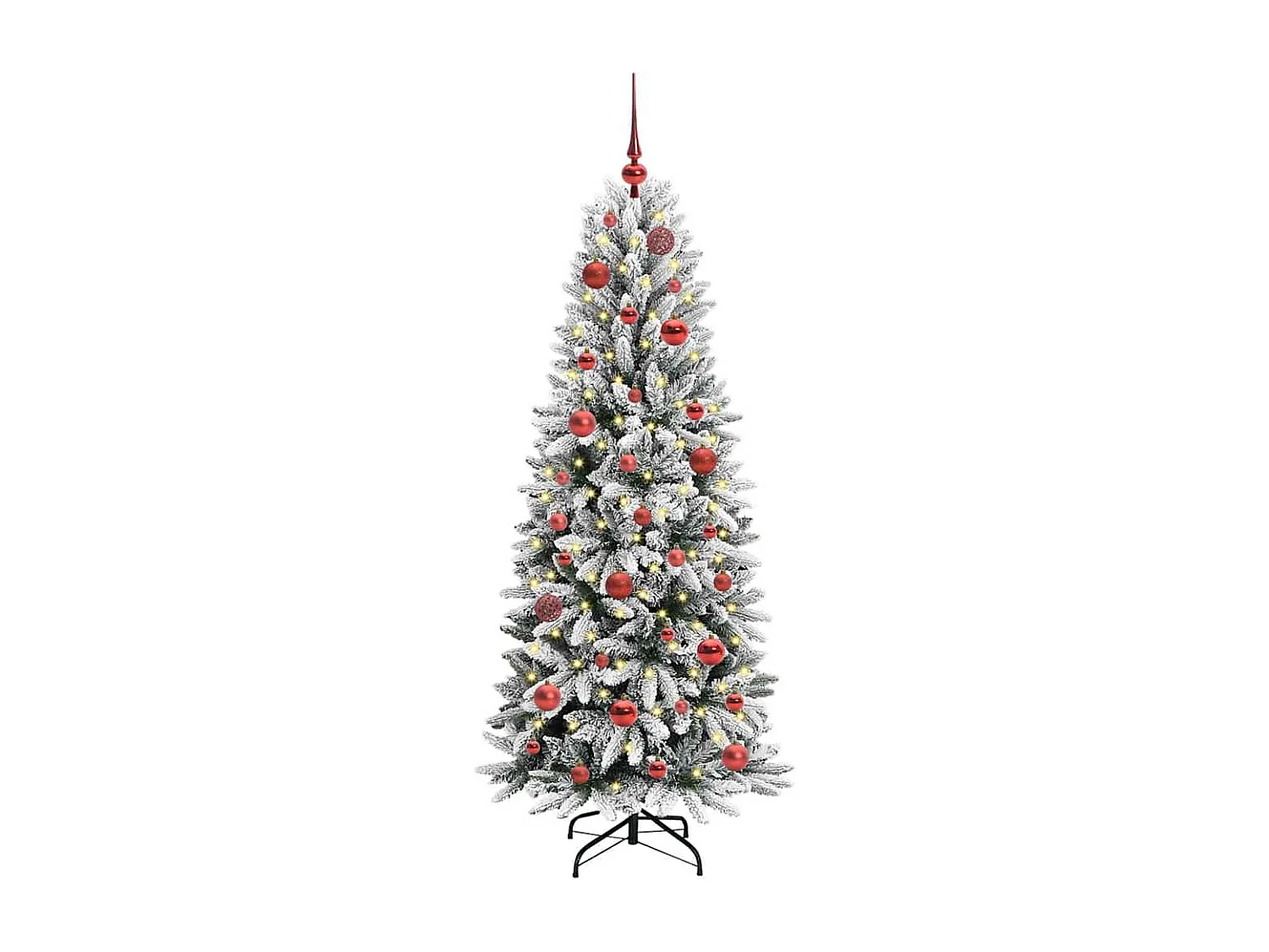 Sapin de Noël artificiel avec 150 LED Blanc 63 x 63 x 150 cm