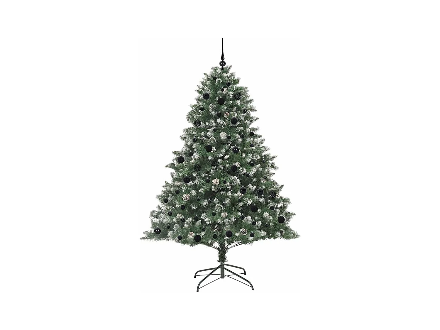 Sapin de Noël artificiel avec 300 LED Vert 140 x 140 x 210 cm