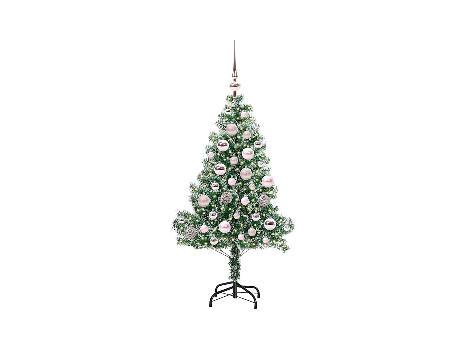 Arbre de Noël artificiel floconné de neige avec lumière LED