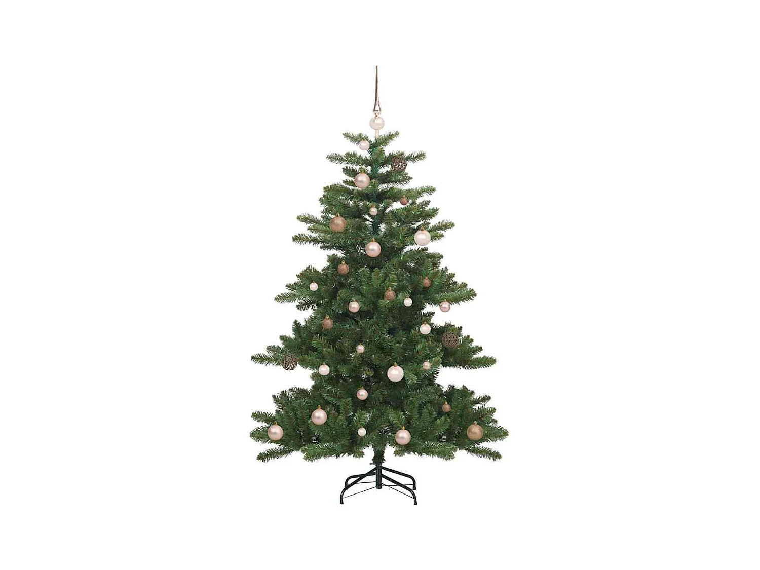 Kunstmatige Hinged Kerstboom met 150 LED 150 cm PVC