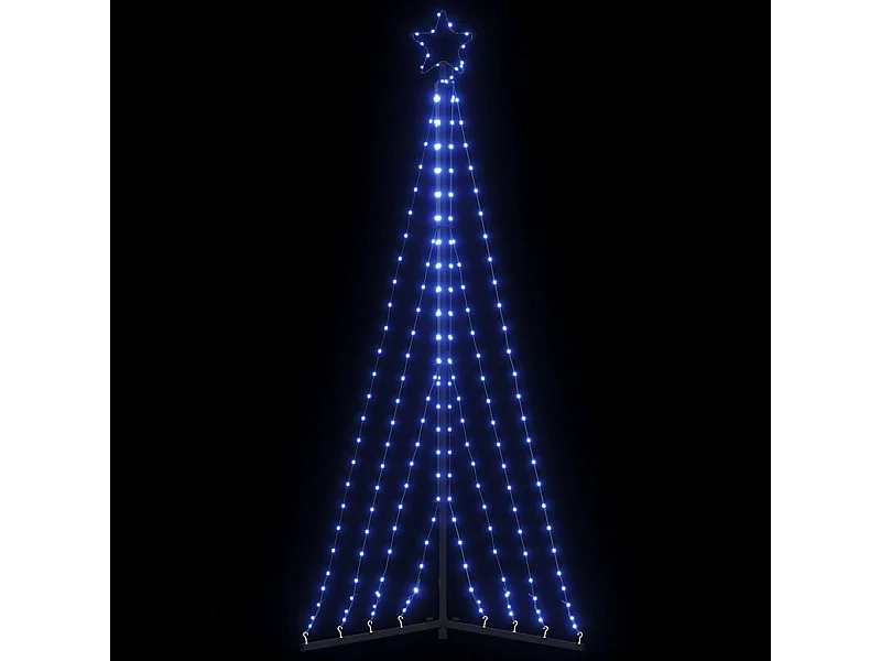 Sapin de Noël à LED 339 LED blanc froid 187 cm