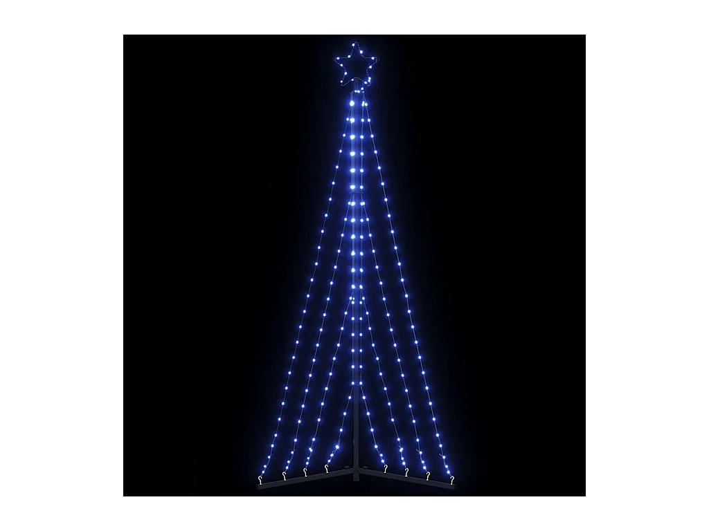 Sapin de Noël à LED 339 LED blanc froid 187 cm