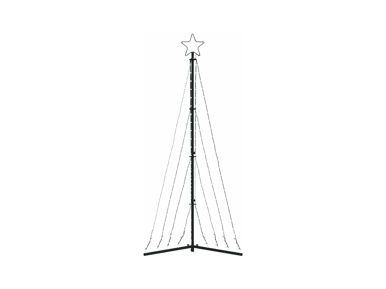 Sapin de Noël à LED 339 LED blanc froid 187 cm