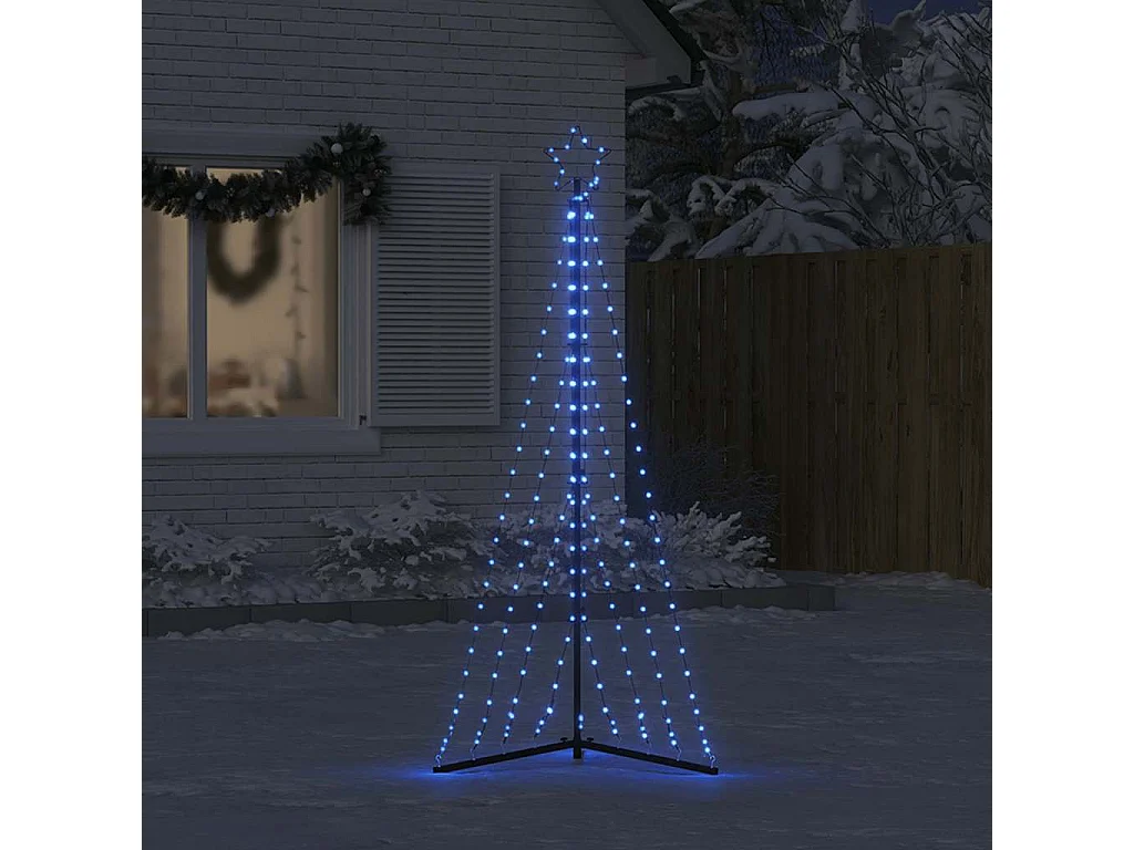 Sapin de Noël à LED 339 LED blanc froid 187 cm