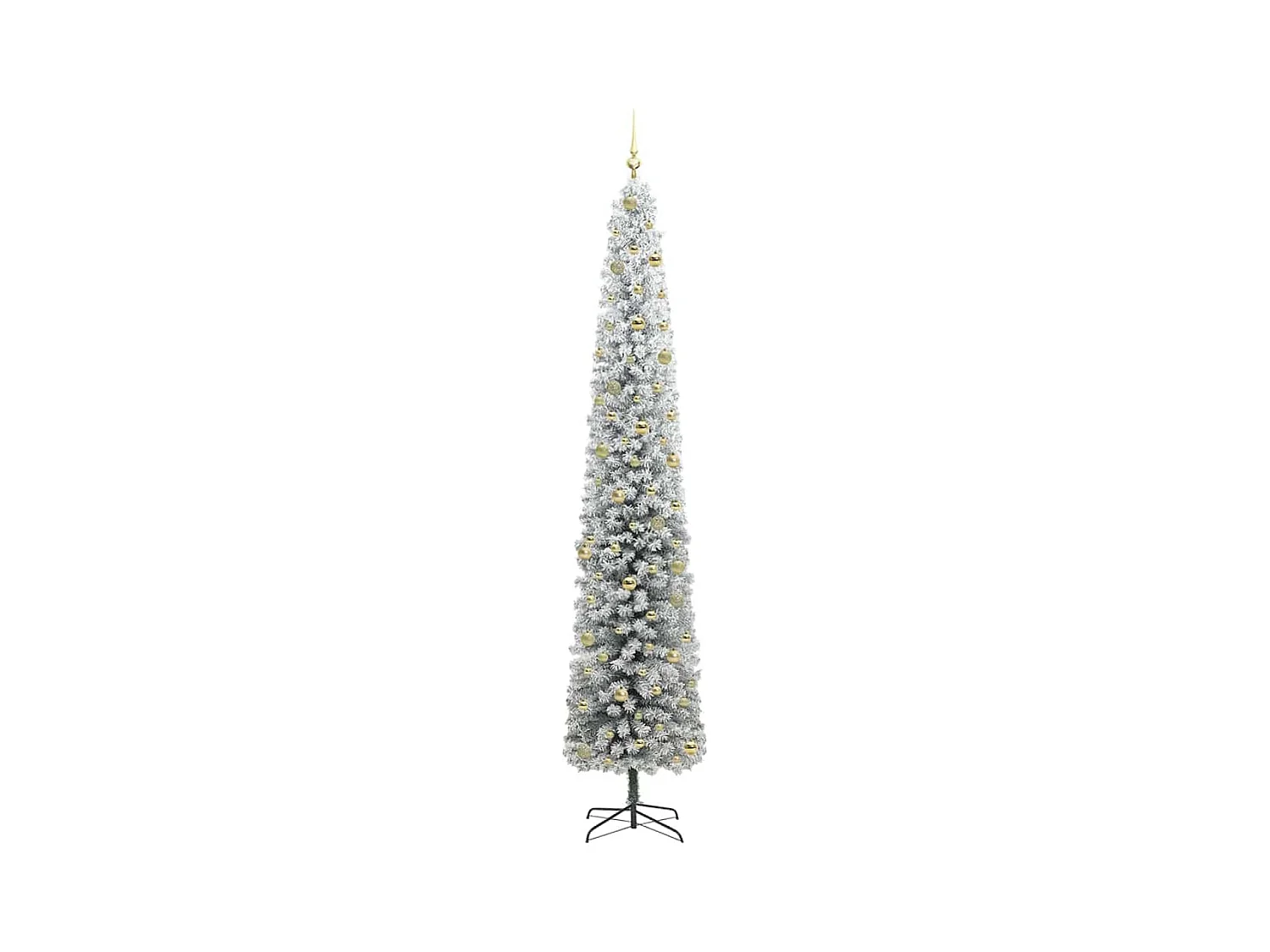 Árbol de Navidad artificial Verde 270 cm PVC, Acero y Plástico