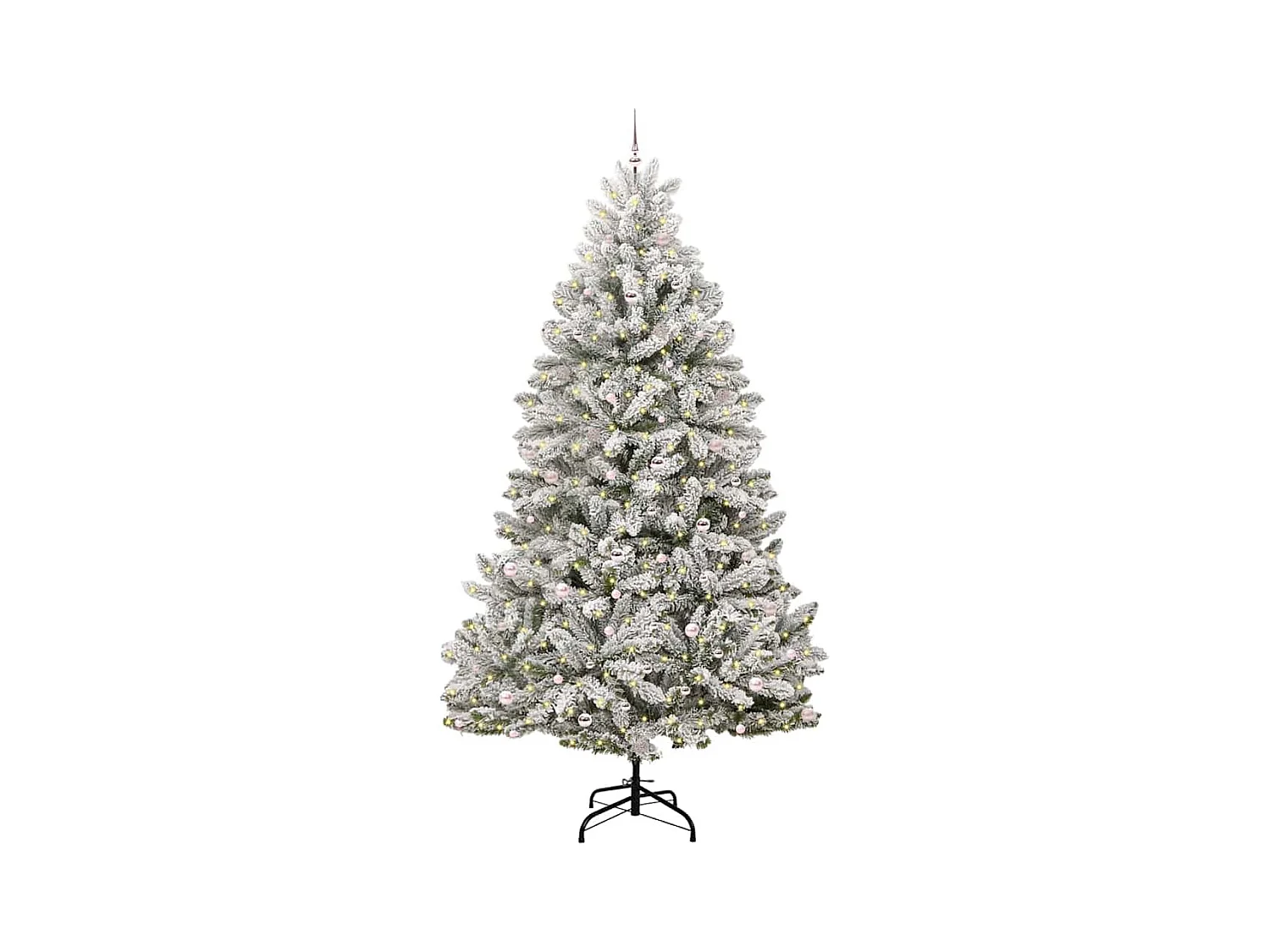 Árbol de Navidad artificial Verde y 300 cm PVC y Metal
