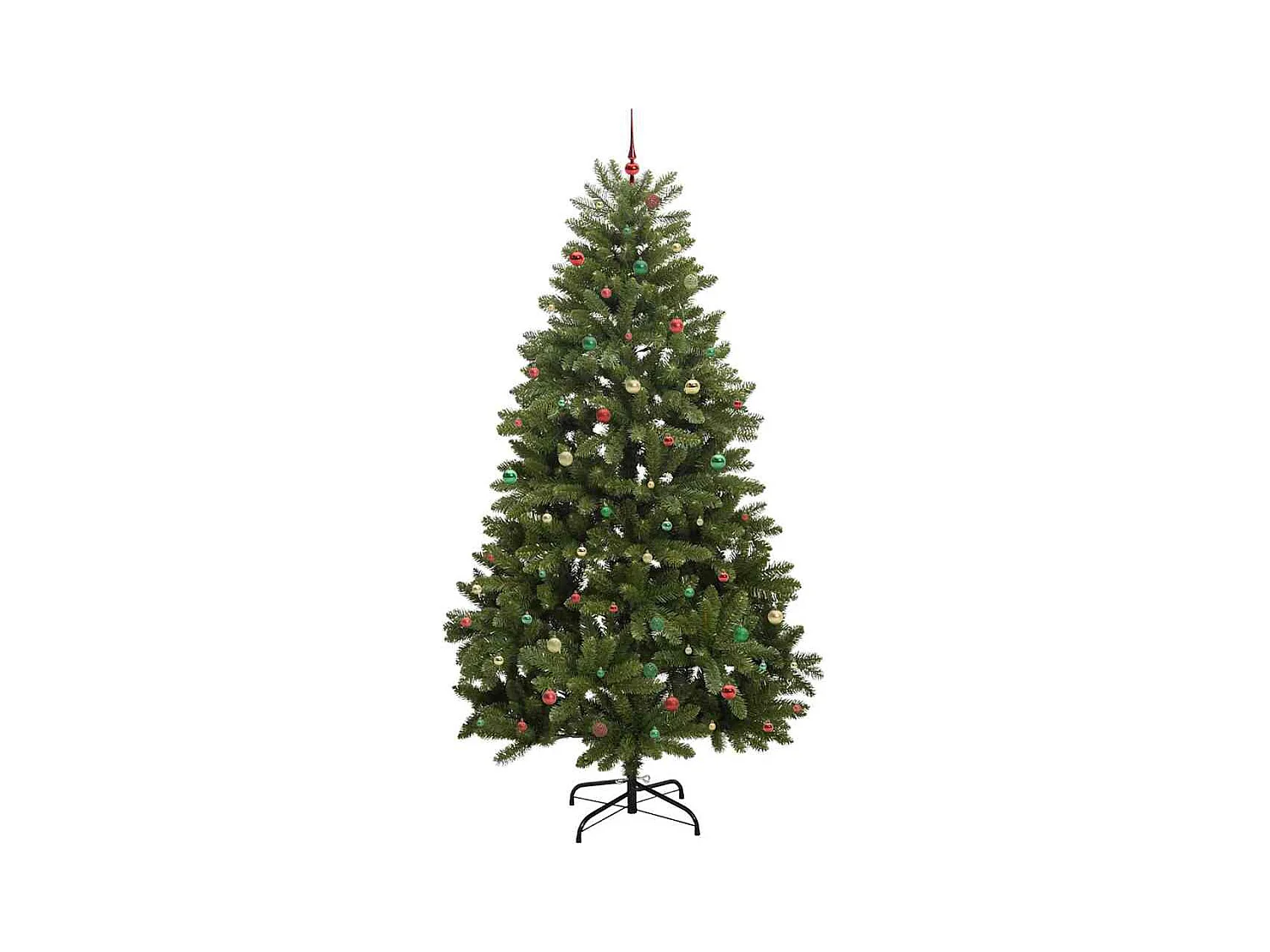 Sapin de Noël artificiel Vert 300 cm PVC et métal