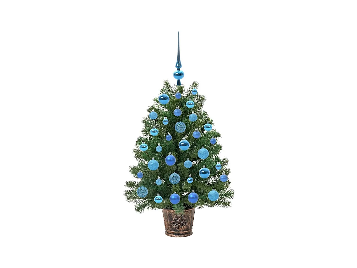 Sapin de Noël artificiel avec 150 LED Vert 95 cm PE et PVC