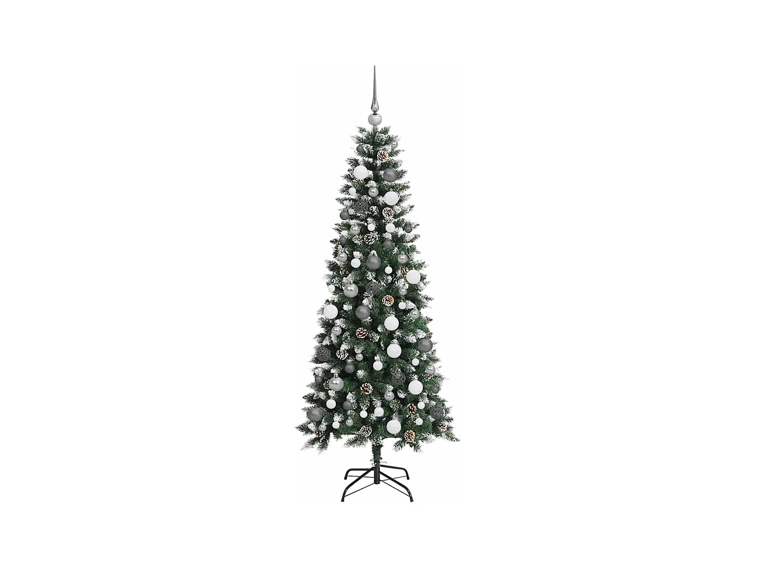 Sapin de Noël artificiel avec 300 LED Vert 76 x 76 x 180 cm