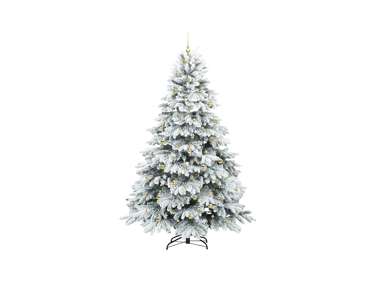 Sapin de Noël artificiel avec 300 LED Vert 240 cm PE et PVC