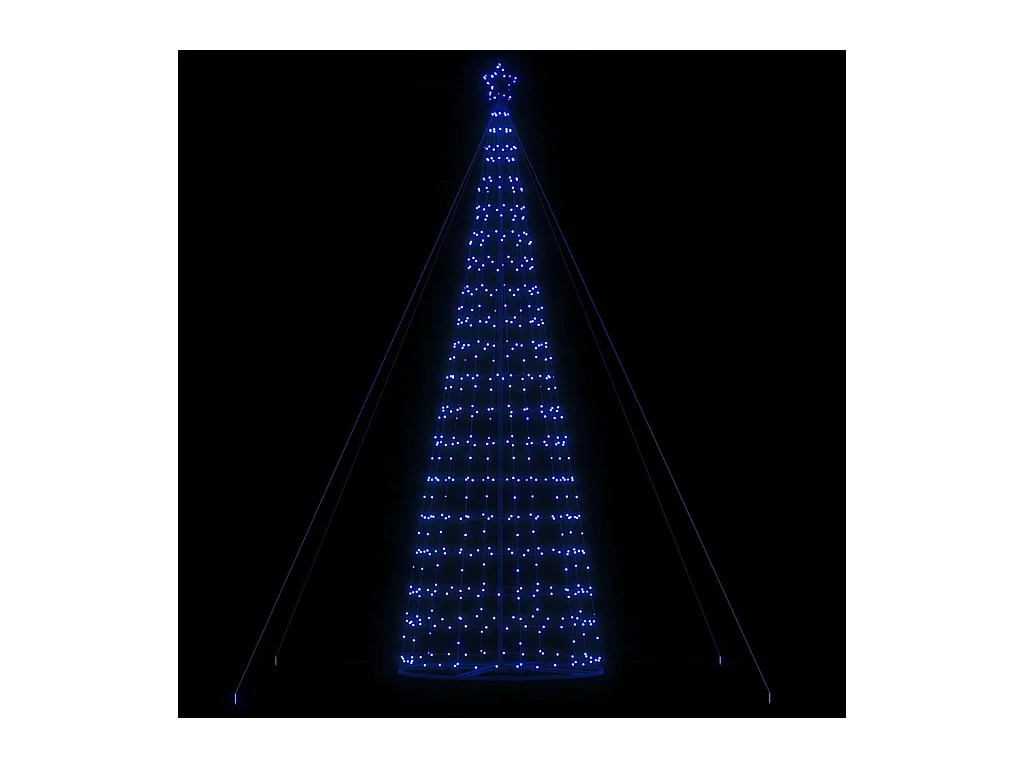Árbol de Navidad LED 1534 LEDs azul 503 cm