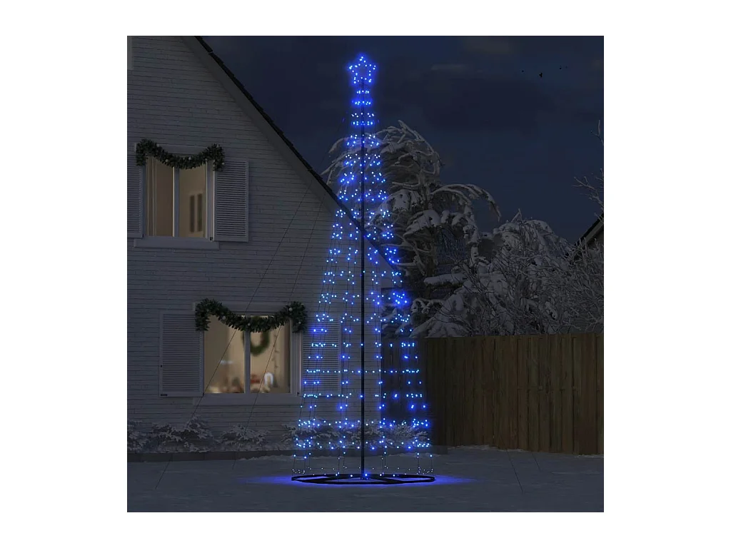 Árbol de Navidad LED 1534 LEDs azul 503 cm