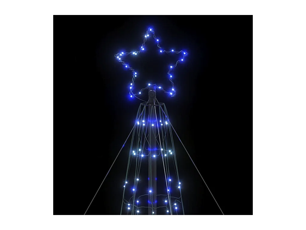 Árbol de Navidad LED 1534 LEDs azul 503 cm