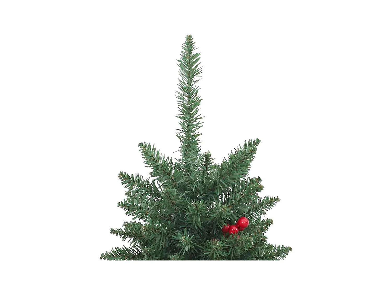Sapins de Noël artificiels 2 pièces 100 LED vert 120 cm