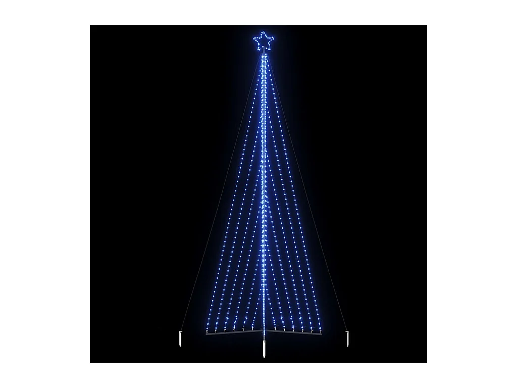 Sapin de Noël à LED 789 LED bleu 476 cm