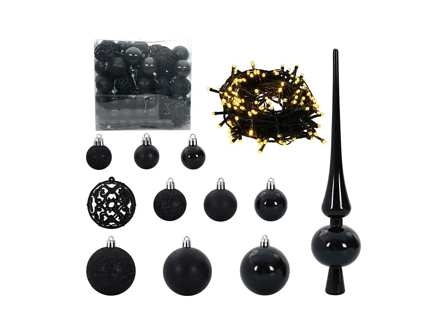 Árvore de Natal Artificial Pré-iluminada Verde 180 cm